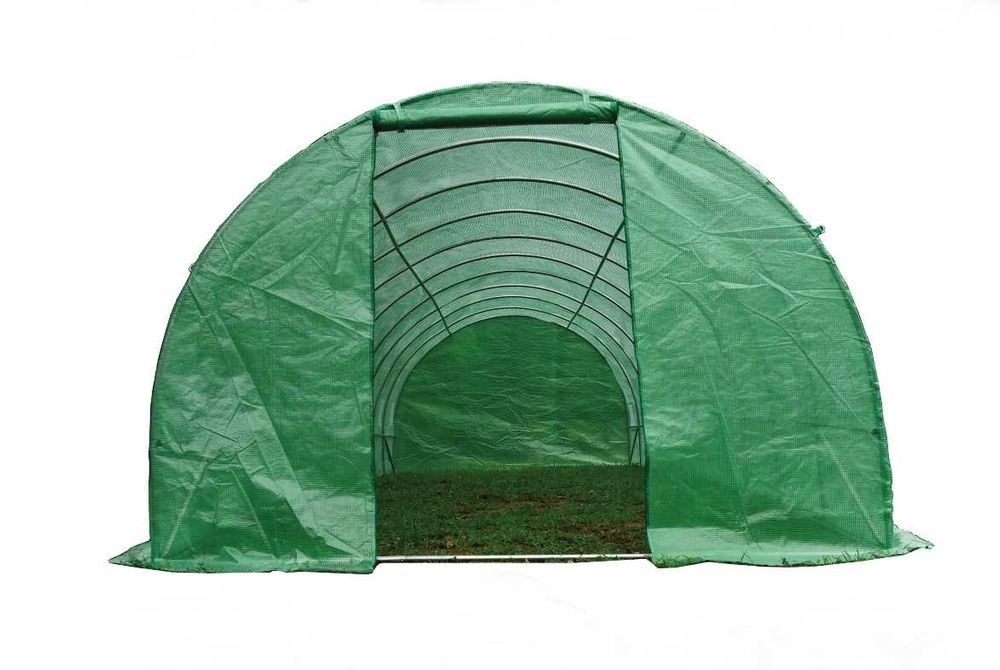 Sera Solar Gradina Tunel Otel Folie Flori Legume 6x3x2m LIVRAT GRATUIT