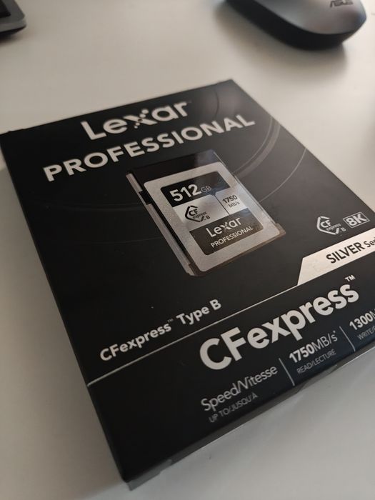 Card de Memorie Lexar 512GB CFexpress Pro Silver Series in Garantie