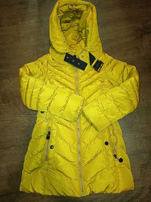 Топло зимно яке за момиче 6 год, размер 122