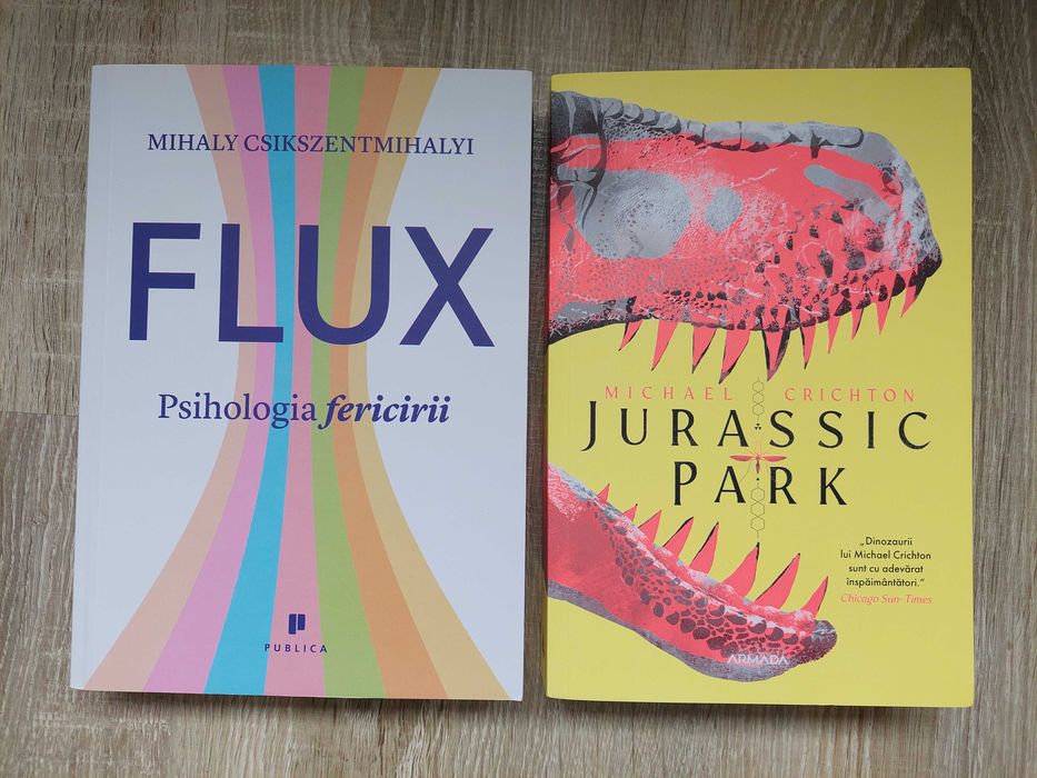 Flux. Psihologia fericirii; Jurassic park