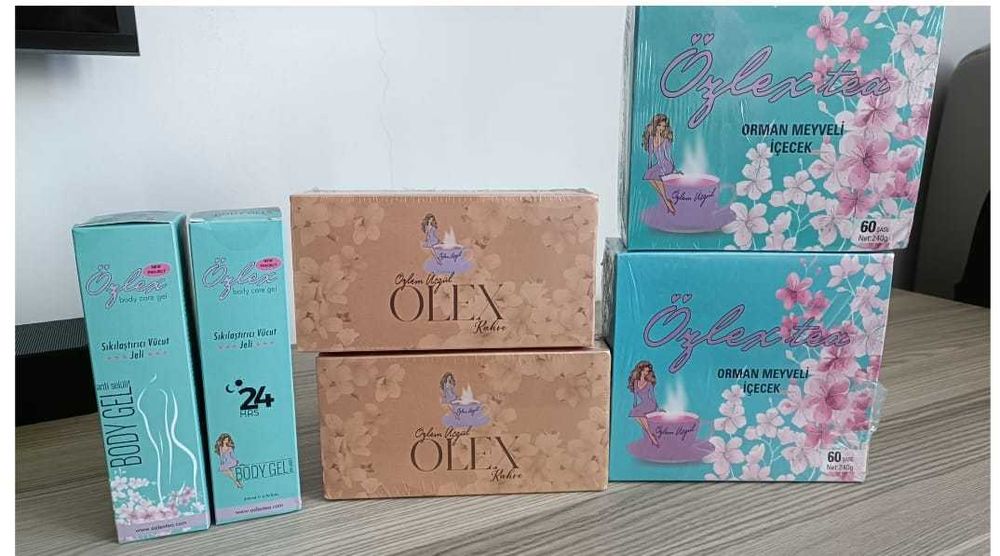 Ceai/ cafea/ gel anticelulitic Ozlex Tea toate pentru slabit