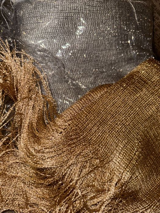 Луксозно сребристо и златисто плажно парео топмоделДубайтопхитСтилКлас