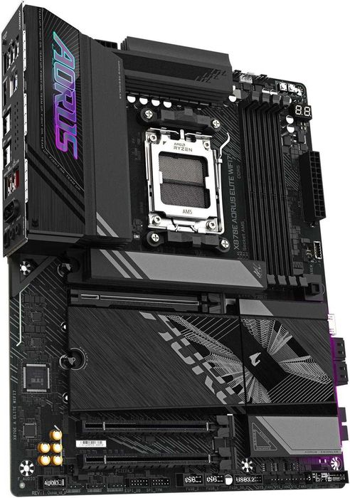 Новая Материнская плата GIGABYTE X870E AORUS ELITE WIFI7 сокет AMD AM5