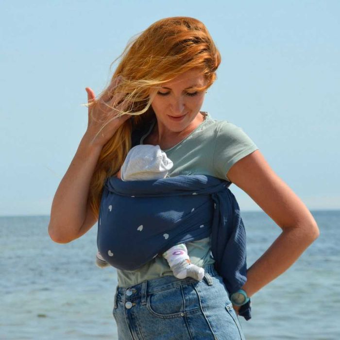 Муселинов слинг с халки Nashsling | Ринг слинг от памук - Soft