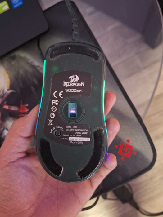 Механична клавиатура и МИШКА RED DRAGON RGB