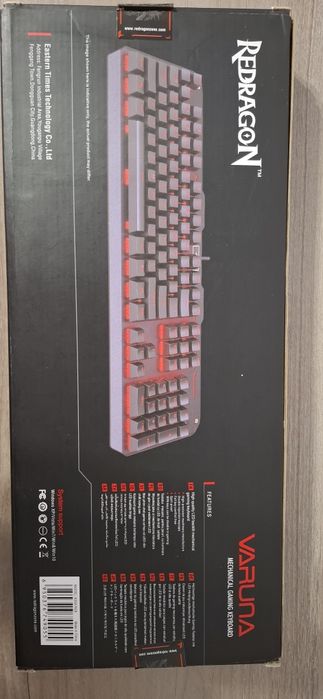 Tastatura gaming mecanica Redragon Varuna K559 RGB, iluminare RGB, full anti-ghosting, USB, negru