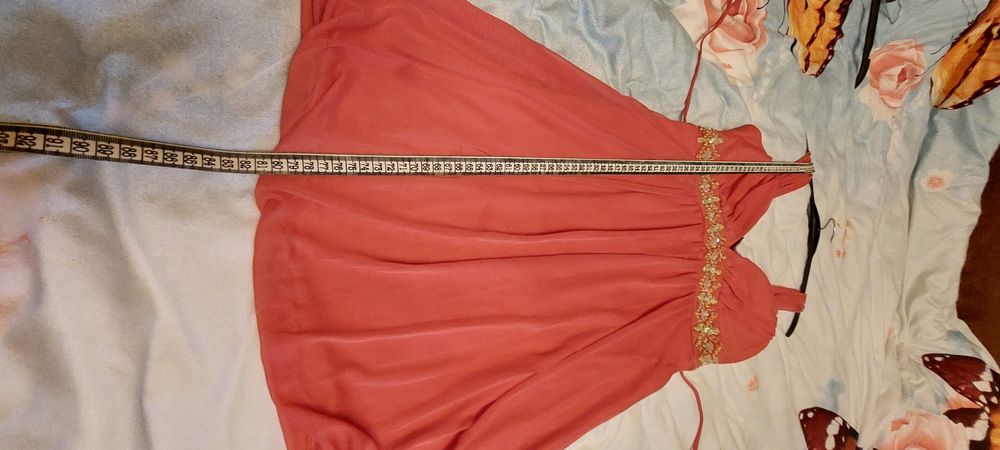 Rochie rosie versatila S-M