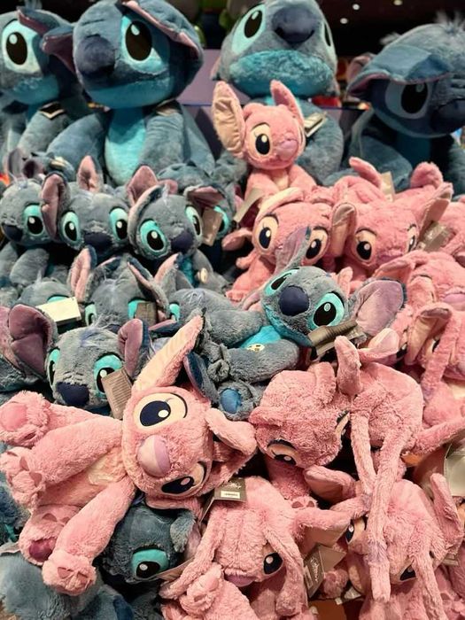 Плюшена играчка Лило и Стич Син/Розов Lilo Stitch плюшени играчки