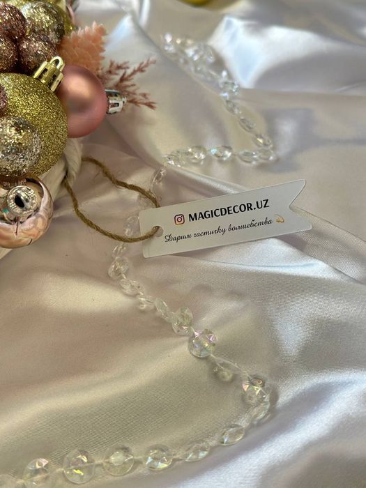 Новогодний декор, венок ручной работы