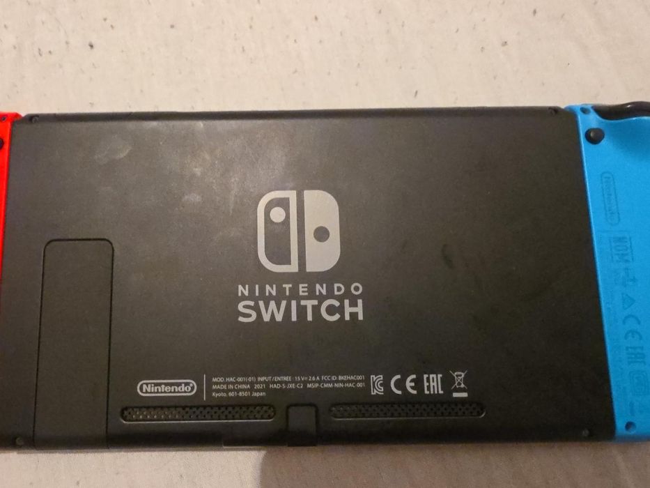 Nintendo Switch V2 HAC-001(-01) 2021 + Joy-Con Neon Blue/Red