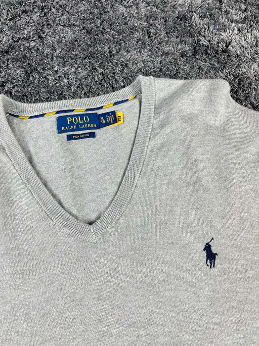 Polo Ralph Lauren Pima Cotton V-Neck Sweater Мъжки Пуловер