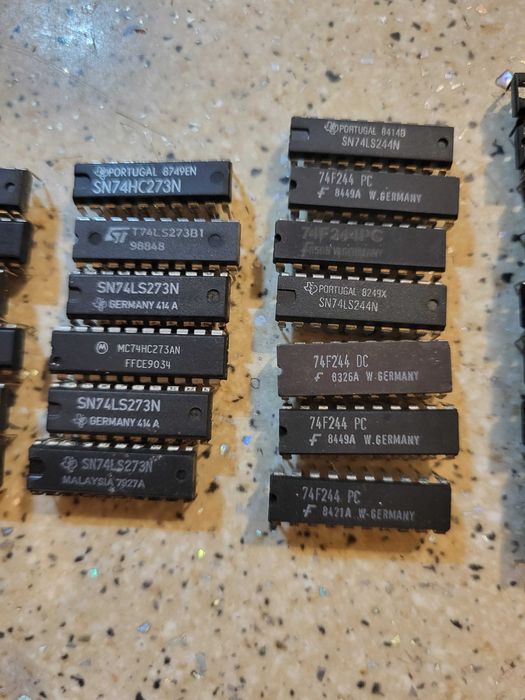 Set circuite integrate logice 74xx IC (TTL/LS/HC/F)  set 63buc