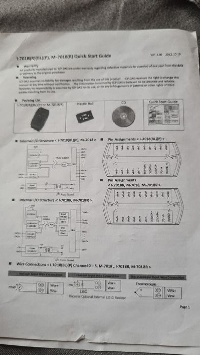Модуль аналогового ввода 8 каналов