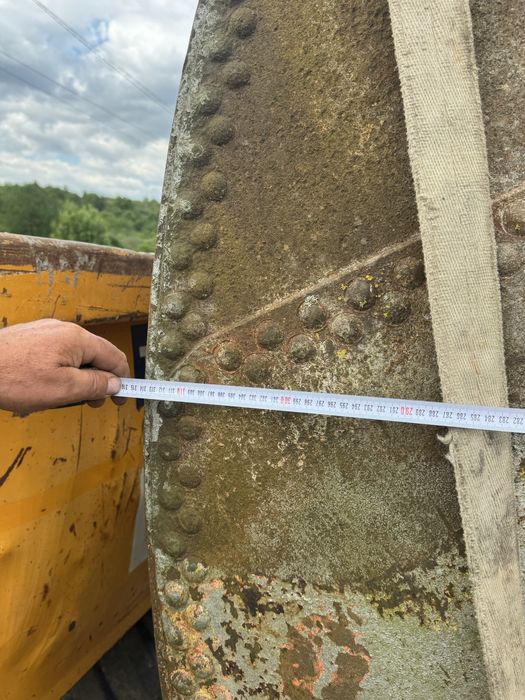 Bazin metalic, fosa, depozitare, apa 45000 litri