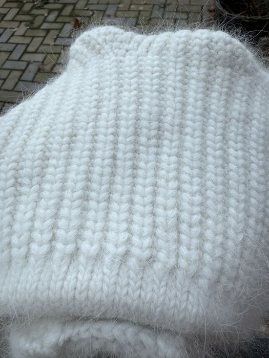 Шапка чепчик с ушами новая