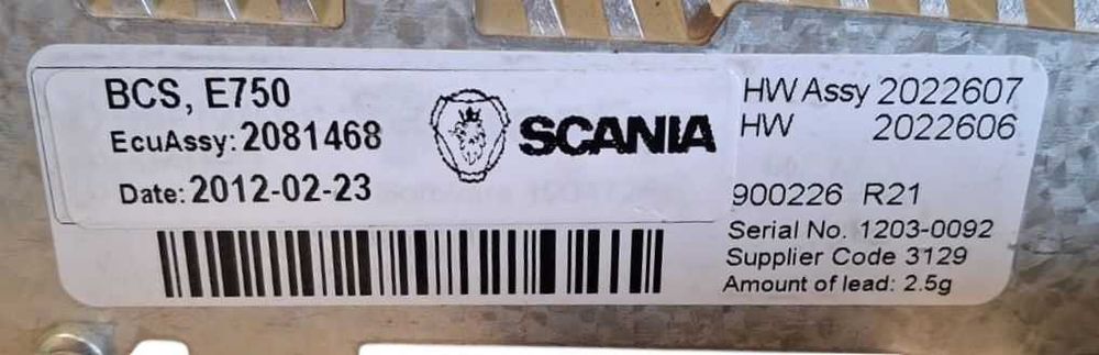 Vand calculator / modul electronic pentru Scania K-Series.