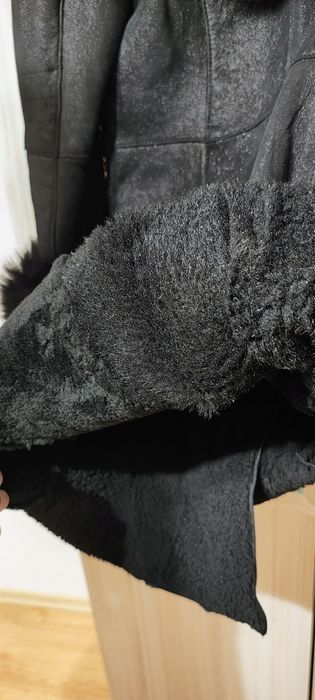 Дамско палто от естествена кожа