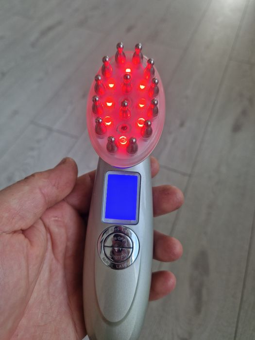 Perie electrică de păr, cu laser