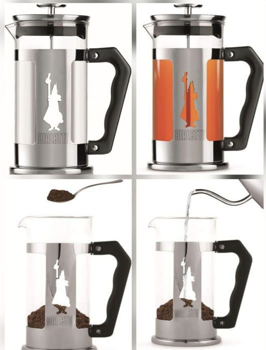 Френска преса Preziosa Bialetti 1 л,8 чаши,кафе,чай