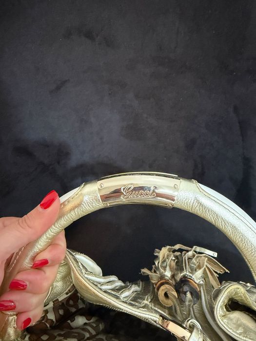Piesă raritate Gucci Bamboo Fringe – look luxos și unic!