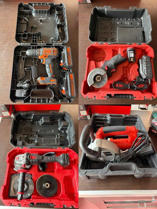 Pachet scule Parkside, Black & Decker, Einhell, Milwaukee, Noi si folosite