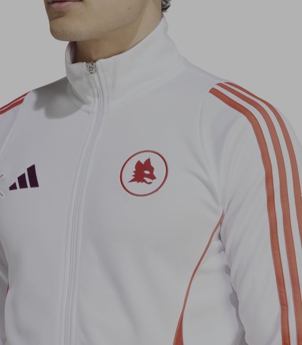 Оригинално горнище суичър анцуг Adidas AS Roma - Размер Л