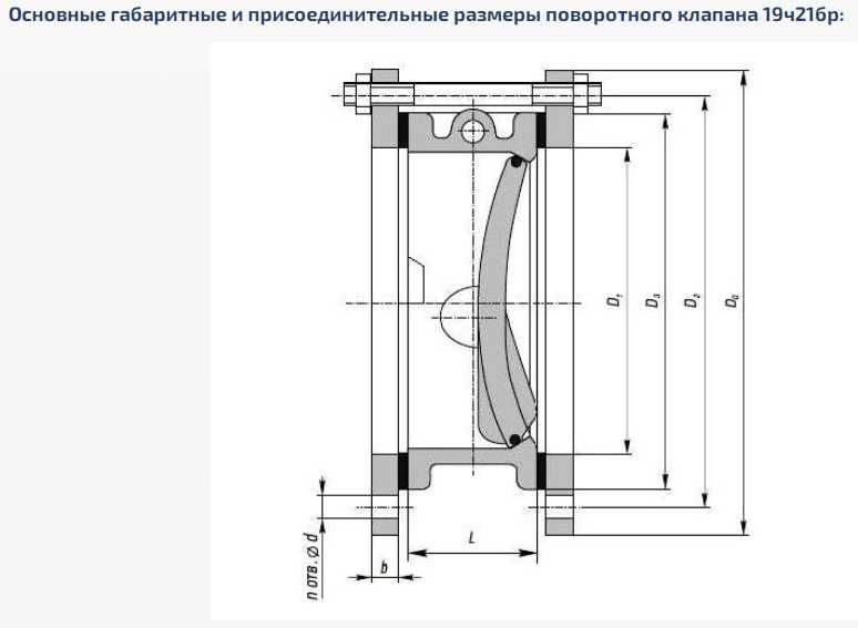 Клапан обратный  19ч21бр стяжной
