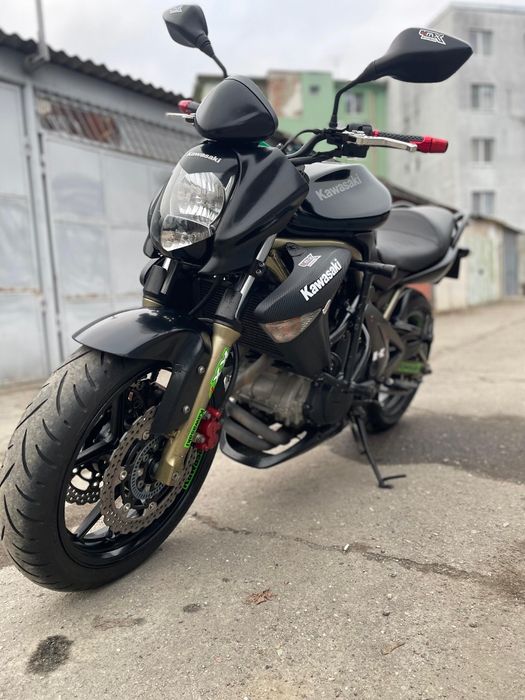 Kawasaki ER-6n (2006) – Mecanic impecabil, ITP 2028, Crash-bar & Consumabile Premium (Cat. A)
