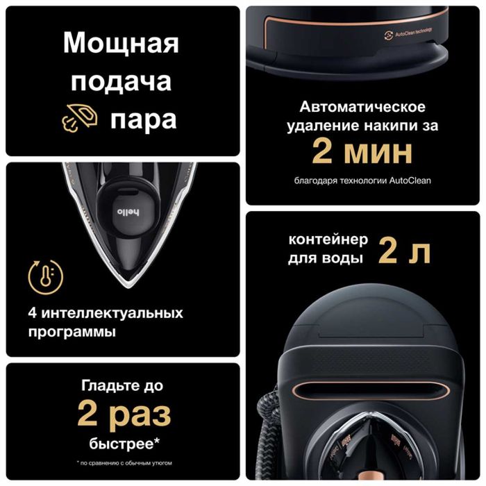 Парогенератор Braun CareStyle 9 IS9090BK – мощность и идеальная глажка