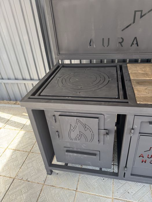 Мангальная зона из металла