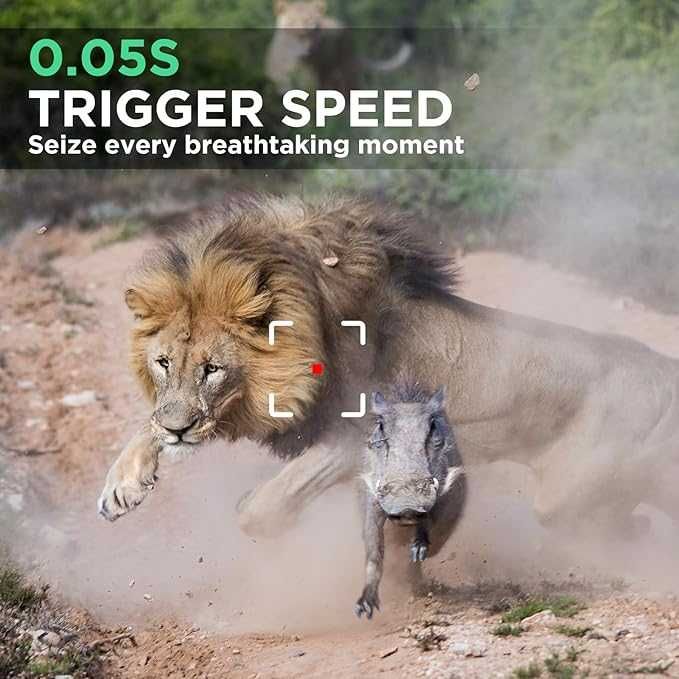 Vikeri 1520P 20MP ловна камера с нощно виждане, активирана с движение