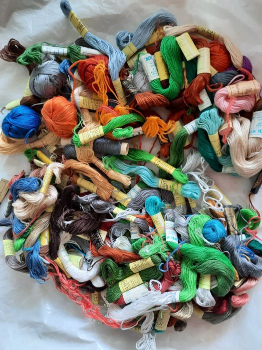 Памучни конци чилета Мулине