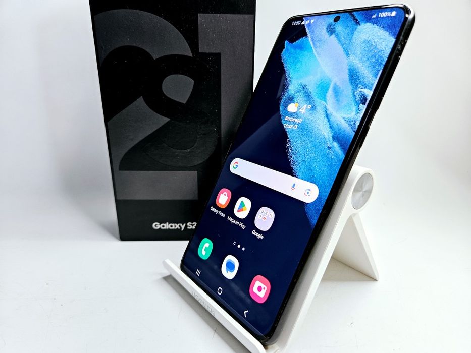 Samsung S21 Plus 5G 128GB Phantom Black, Garantie 24 luni | #D79307