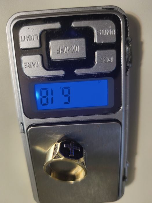 Lanț cu pandantiv -inel bărbătesc