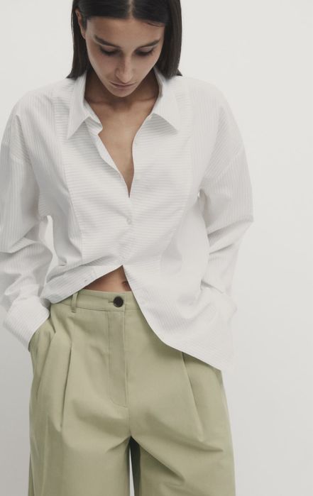 Camasa Massimo Dutti, cu dungi fine