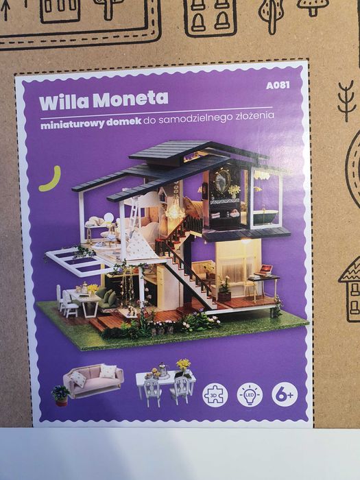 Макет къща за сглобяване Вила Монета, нов