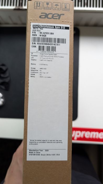 Acer Chromebook spin512 2-1 Tableta si laptop