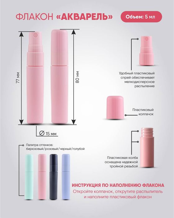 Продаем ОПТОМ флаконы из пластика.