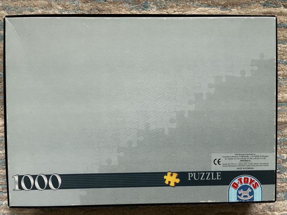 Set puzzle - cal murg 1000 piese si Romania 240 piese