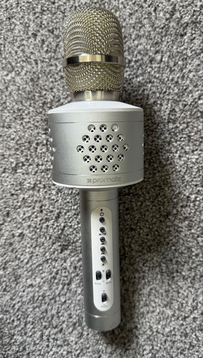 Microfon Karaoke Wireless cu Bluetooth și Lumini LED – Stare Excelentă!