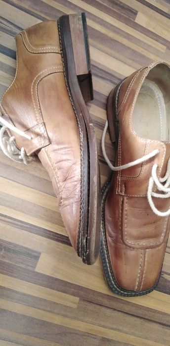 Pantofi piele Nr 41 maro deschis