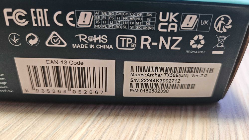 Placa de Retea Wireless TP-Link TX50E Dual-Band aproape noua