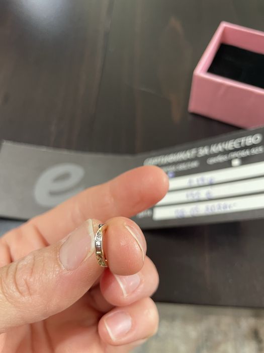Детски златни обеци