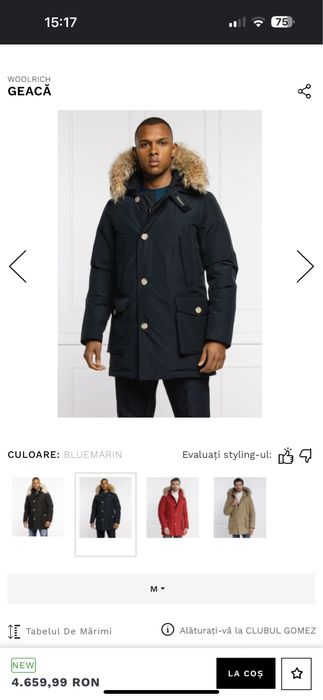 Geaca,Parka barbati,Woolrich,marime L