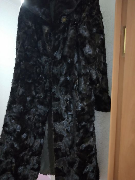 Норковая шуба длинная