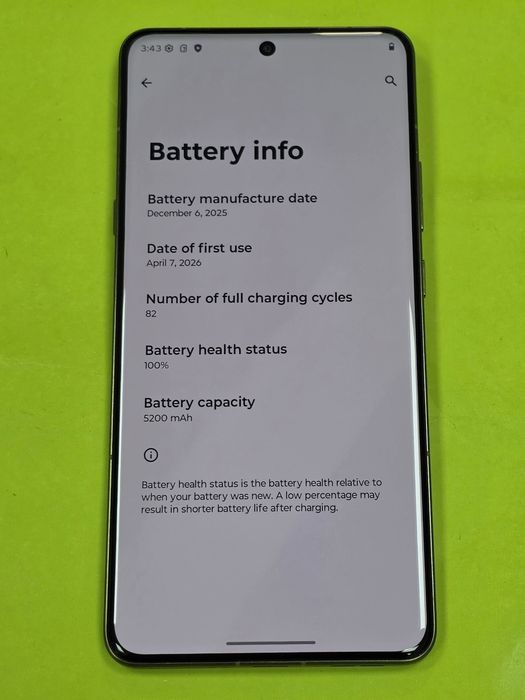 КАТО НОВ 512GB Motorola Signature Yettel Гаранция 3г. 2029 Martini Olive Gold