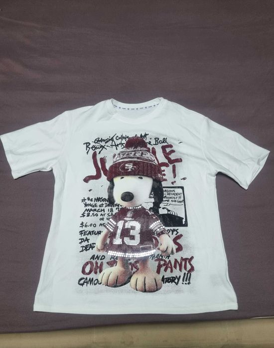 Женская футболка с принтом в новом состоянии размер 52