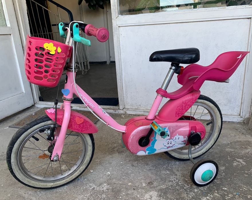 Vand bicicleta fetite 3-6ani, marca BTWIN Unicorn500