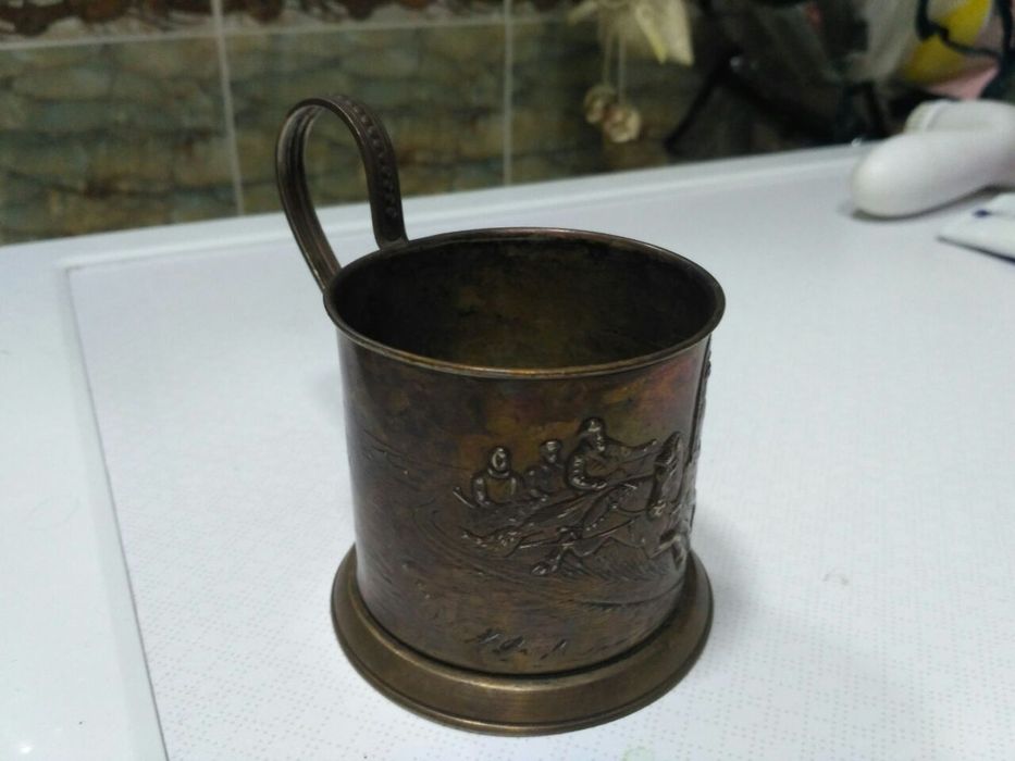 Мельхиоровый подстаканник