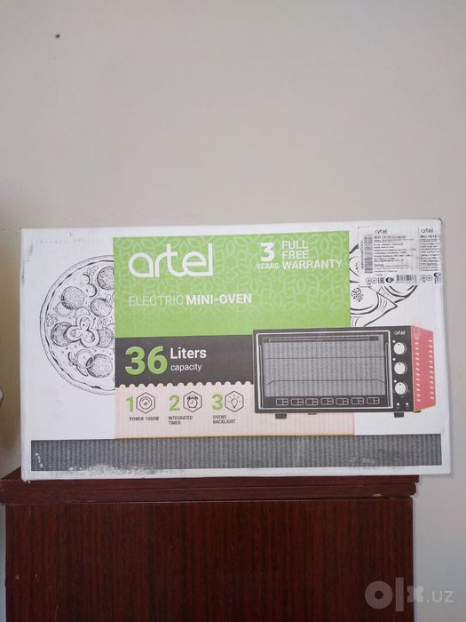 Продается эл.духовка artel MD-3618